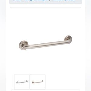 Brand new GINGER HOTELIER 16” GRAB BAR 0361-15 SATIN NICKEL